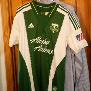 Authentic field jersey Portland timbers w/ scarf